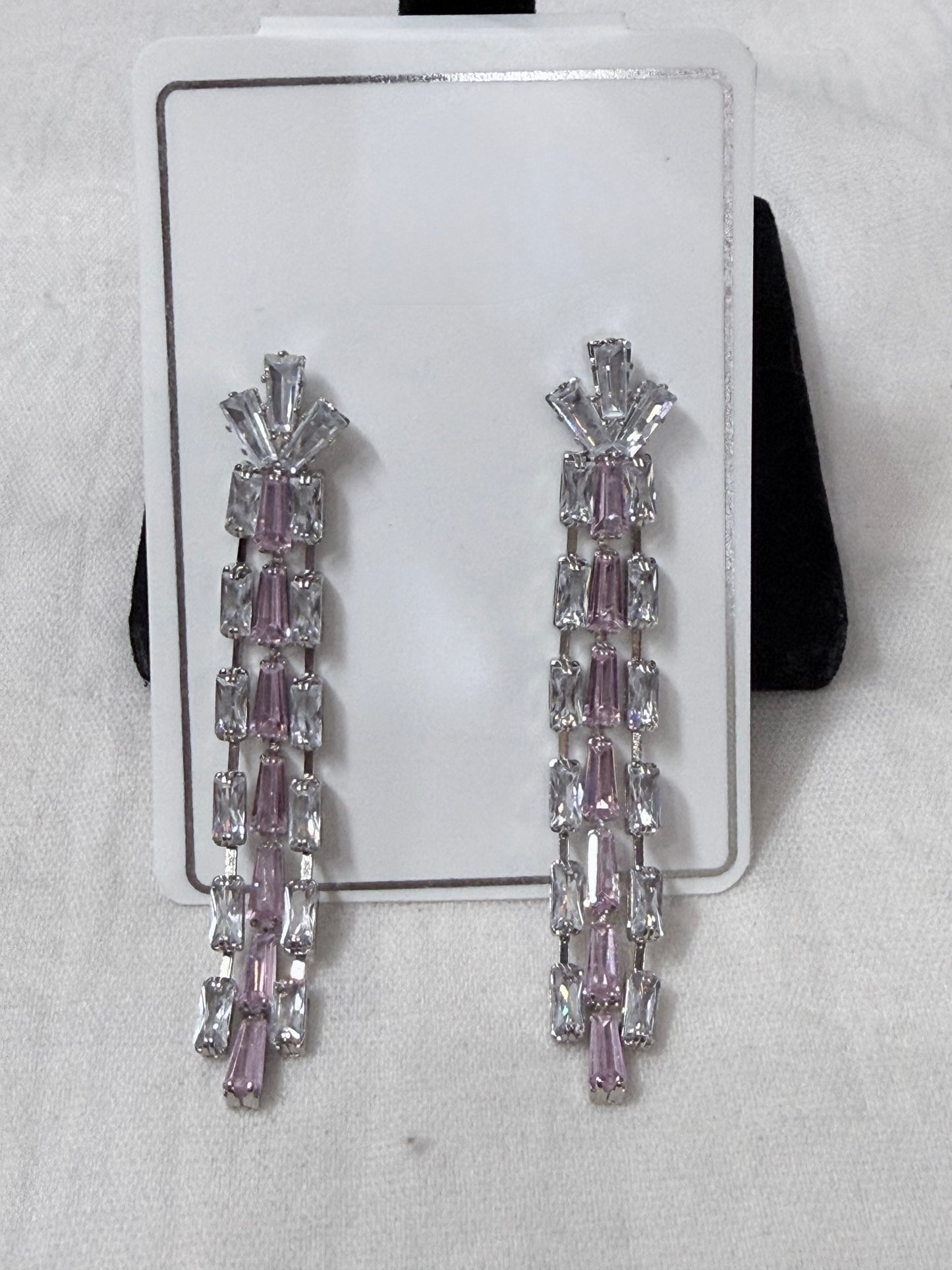 Frosted Lilac Radiance Earrings