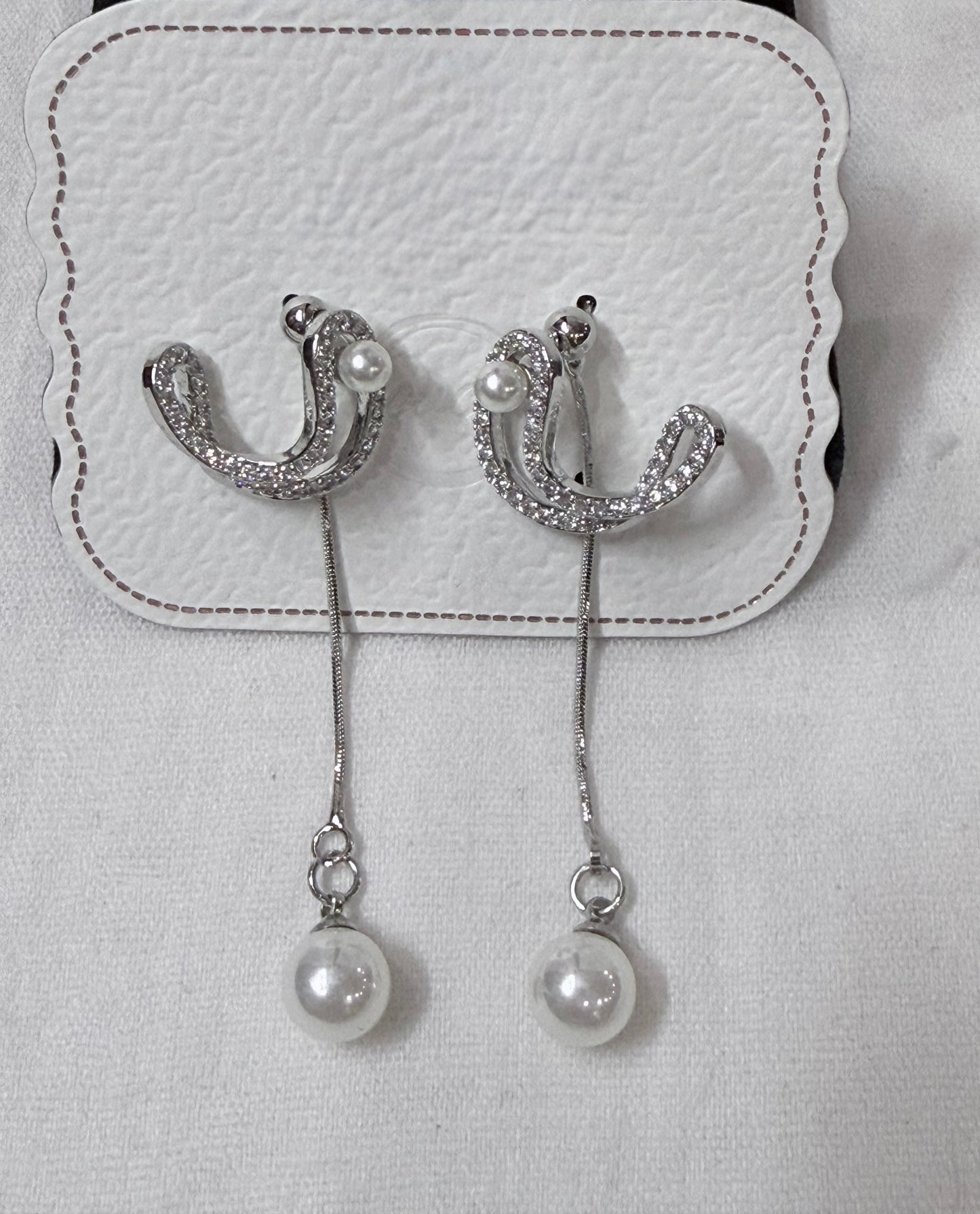 Celestial Pearl Drop Earrings