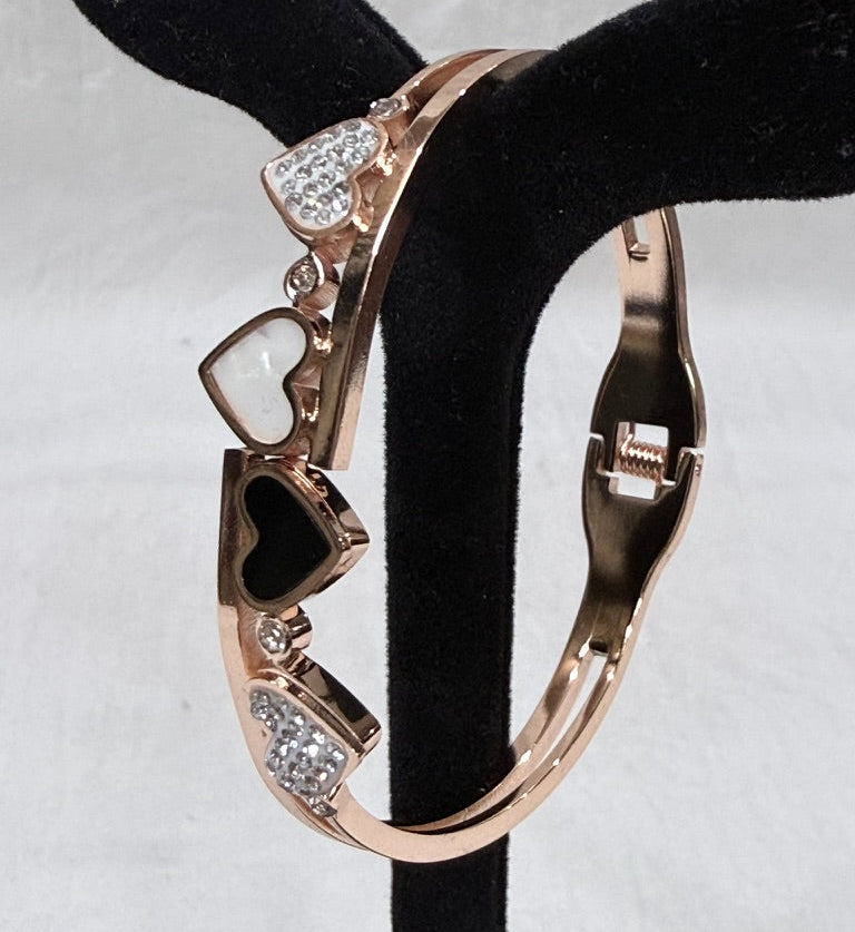 Hearts in Harmony Designer Bangle