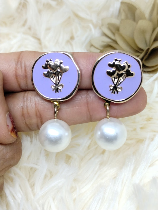 Blossom Pearl Drop Earrings
