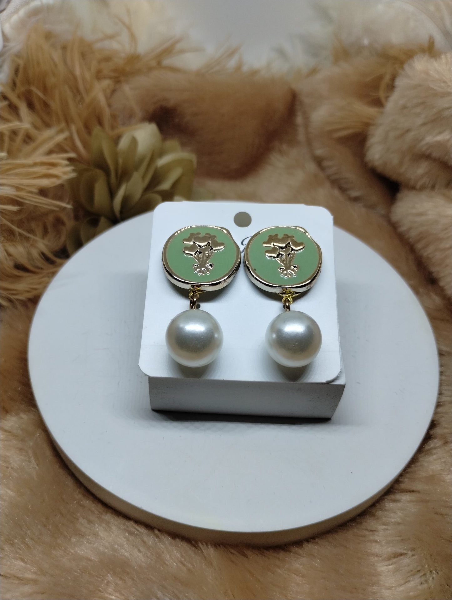 Blossom Pearl Drop Earrings