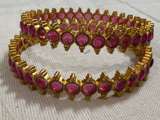 Kemp Stone Statement Bangle (Pair)