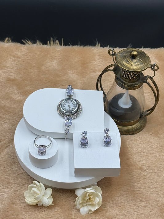 Celeste Crystal Jewellery & Watch Gift Set