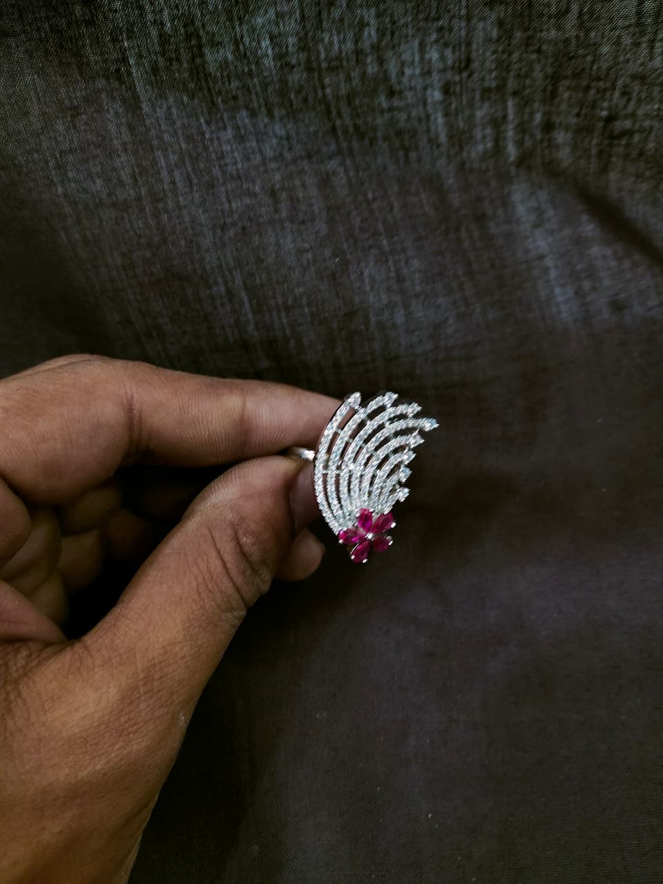 Radiant Bloom Statement Ring by ARGENT