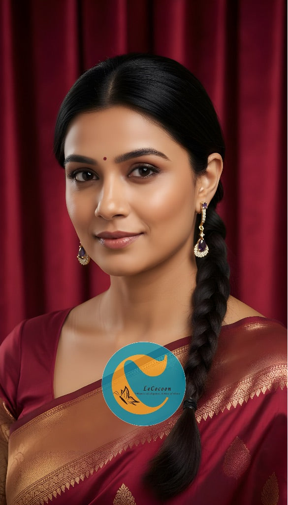 Amethyst Purple Teardrop Danglers