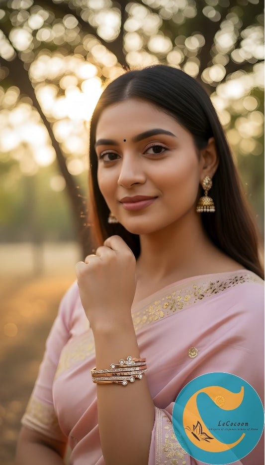 Rose Cascade Radiant Bangle