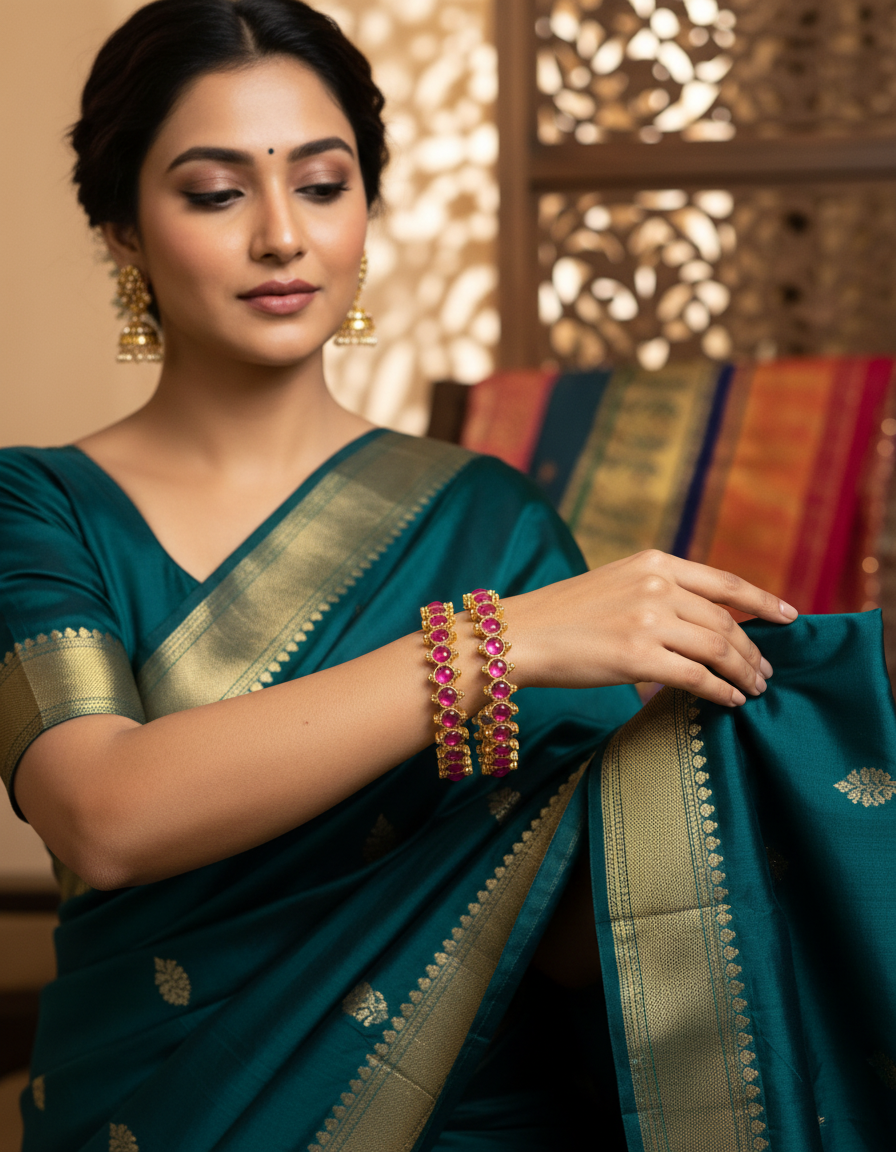 Kemp Stone Statement Bangle