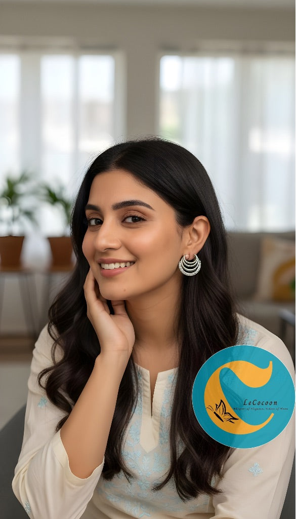 Radiant Arc American Diamond Ear Cuffs