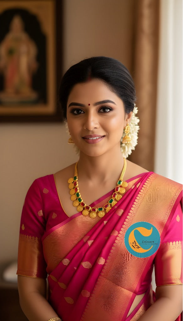 Coin Necklace Set with Earrings