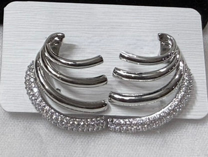 Radiant Arc American Diamond Ear Cuffs