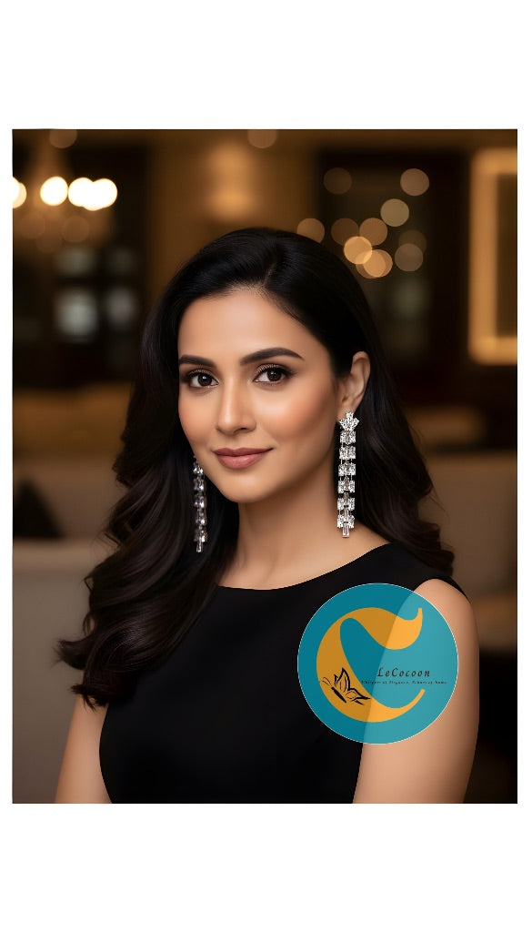 Frosted Lilac Radiance Earrings