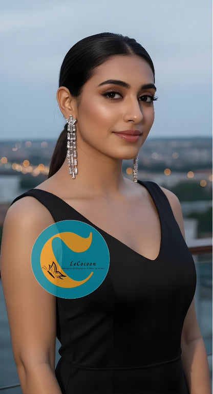 Frosted Lilac Radiance Earrings