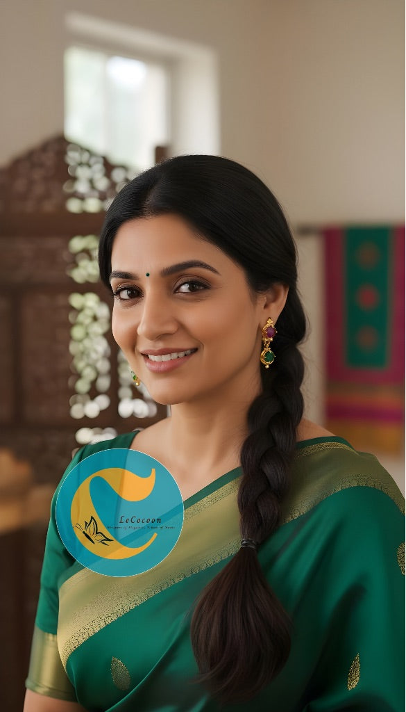 Dual Grace Ruby–Emerald Drop Earrings