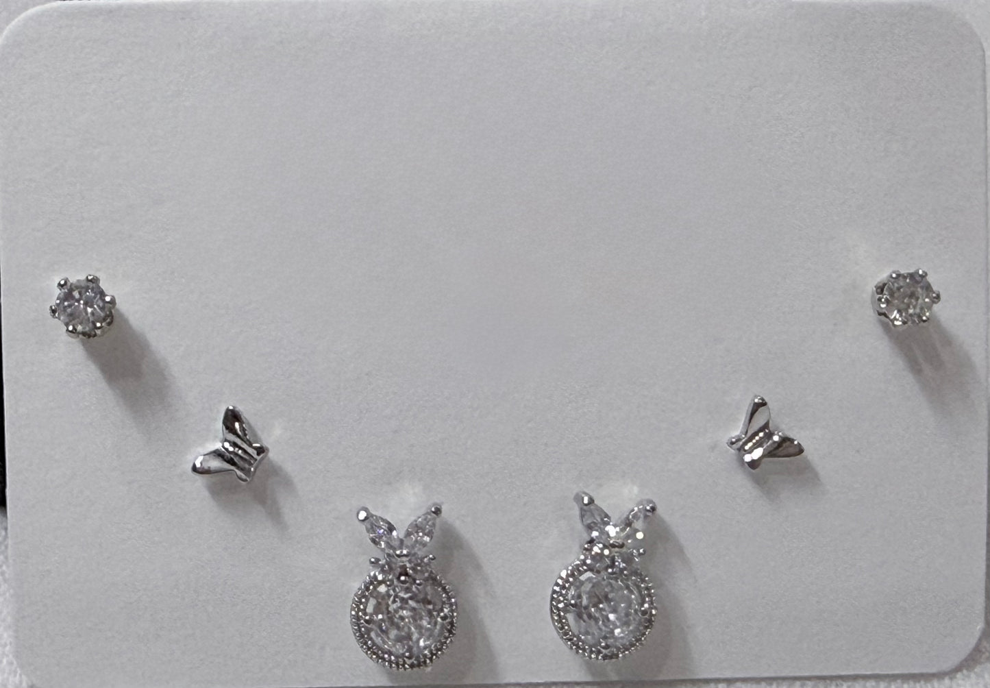 Butterfly Radiance Trio Earring Set