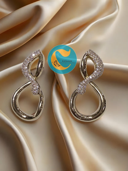 Eternal Loop Statement Earrings