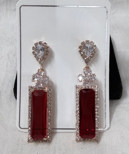 Scarlet Empress Statement Earrings