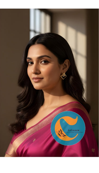 Aurora Twist American Diamond Stud Earrings