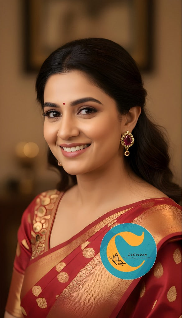 Pink Royale American Diamond Drop Earrings