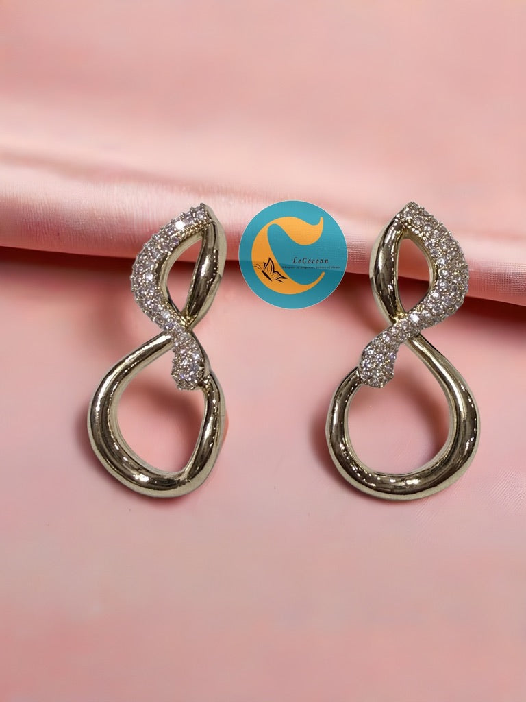Eternal Loop Statement Earrings