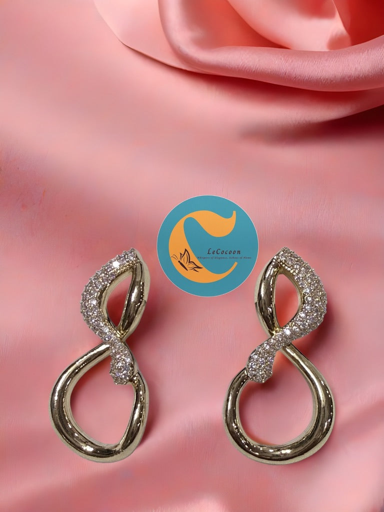 Eternal Loop Statement Earrings