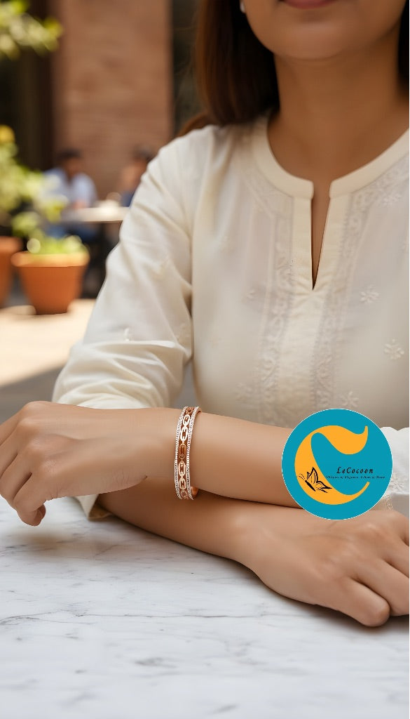 Linked Luxe Crystal Bangle