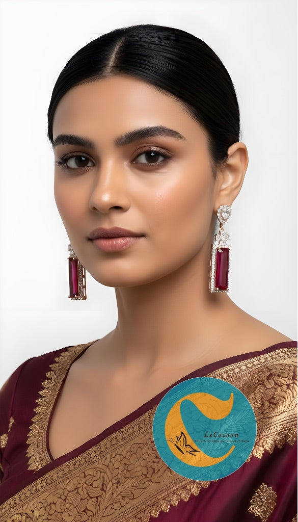 Scarlet Empress Statement Earrings