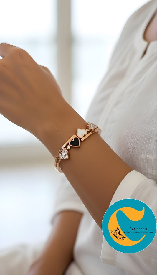 Hearts in Harmony Designer Bangle