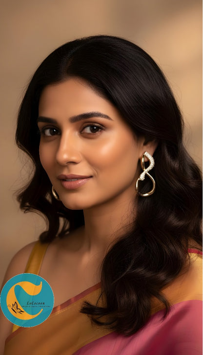 Eternal Loop Statement Earrings