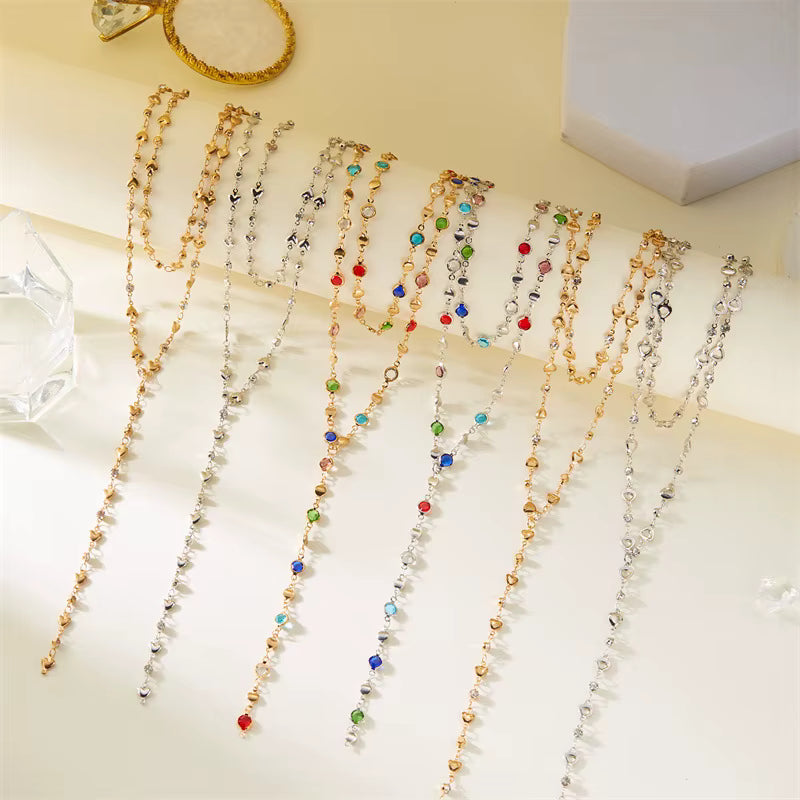 Bohemian Vintage Y-Shaped Long Chain Necklace
