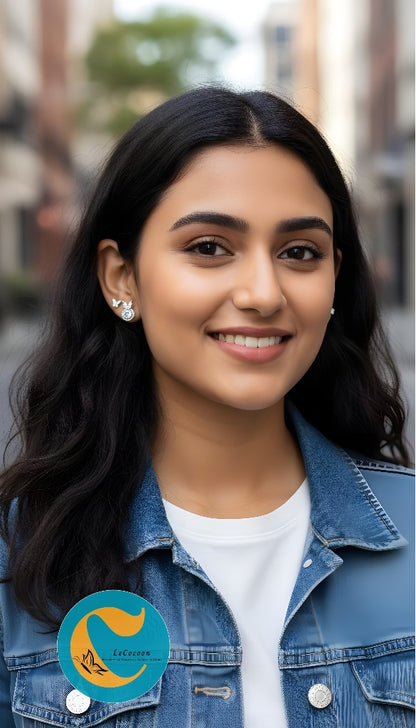 Butterfly Radiance Trio Earring Set