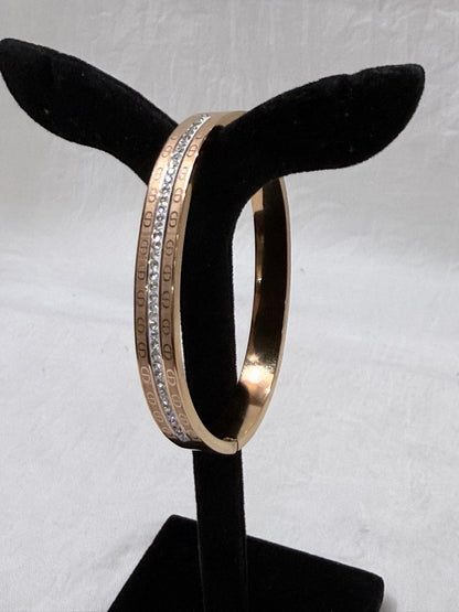 Eterna Luxe Crystal-Edged Bangle