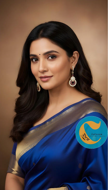 Rosette Gleam Pink American Diamond Dangler Earrings