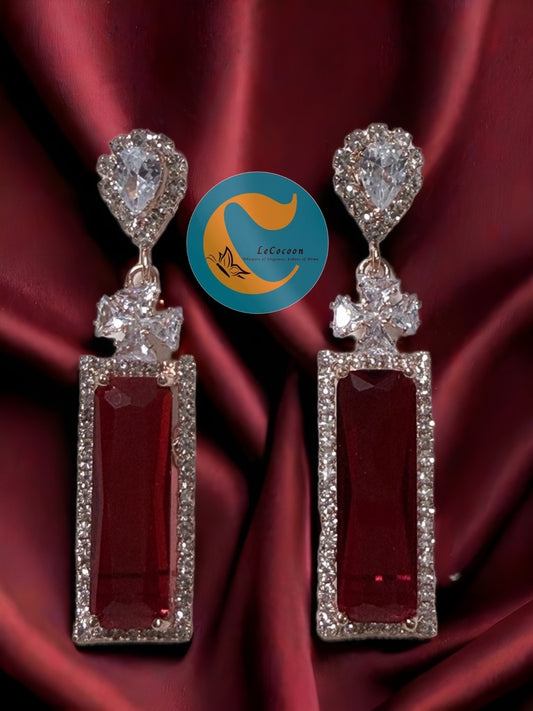 Scarlet Empress Statement Earrings