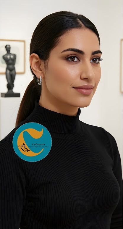 Eternal Glow Pave Hoop Earrings