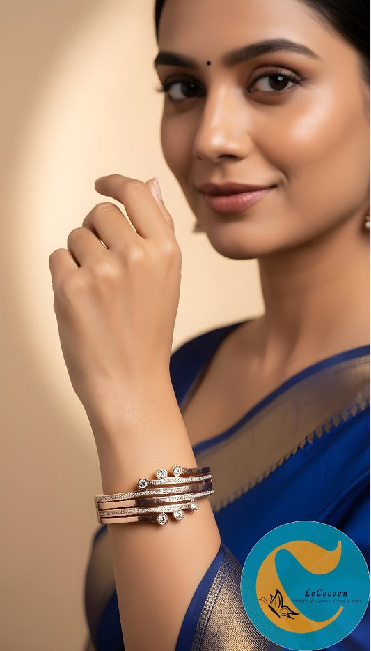 Rose Cascade Radiant Bangle