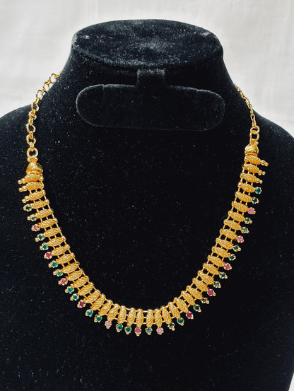 Necklace with Multicolour Stones