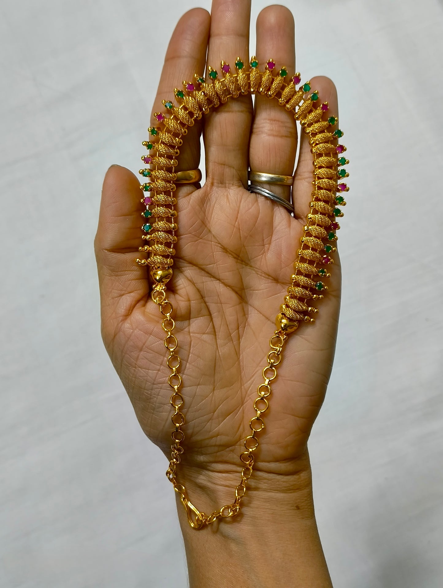 Necklace with Multicolour Stones