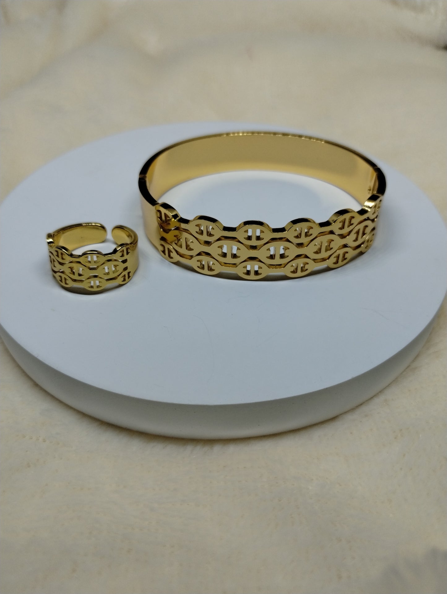 Signature Link Kada & Ring Set