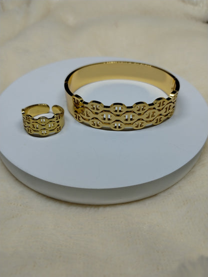 Signature Link Kada & Ring Set