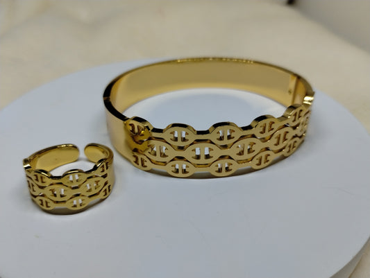 Signature Link Kada & Ring Set