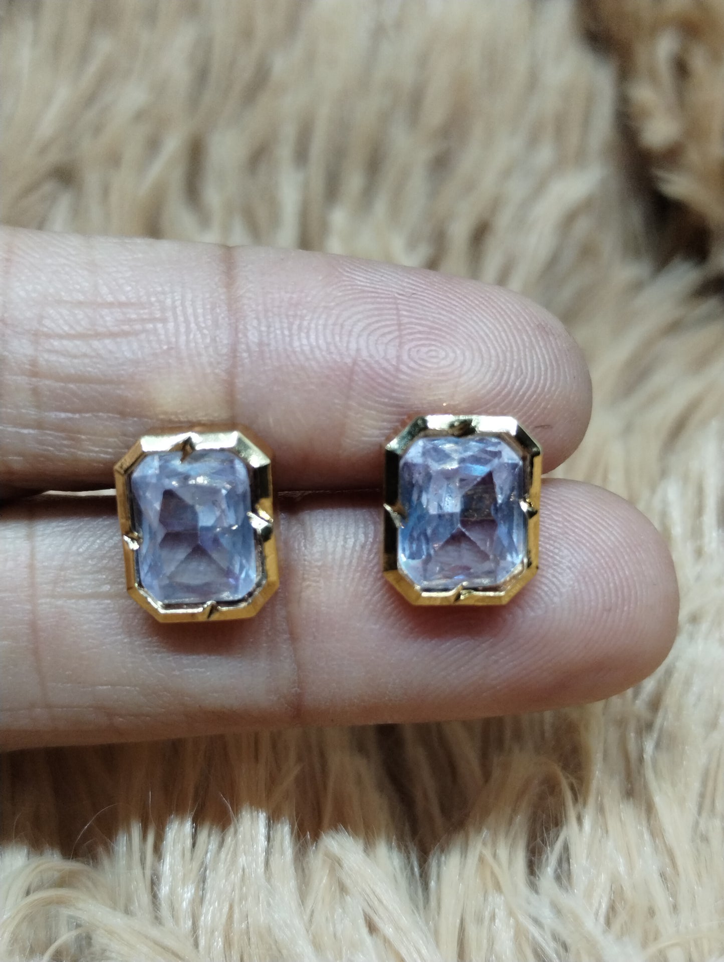 Crystal Radiance American Diamond Stud Earrings