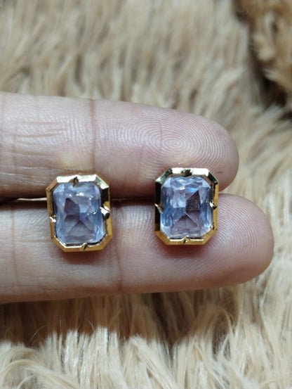 Crystal Radiance American Diamond Stud Earrings