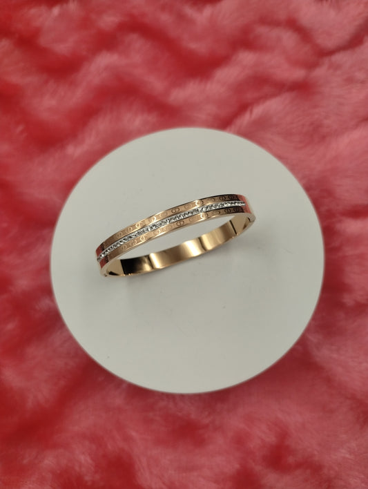 Eterna Luxe Crystal-Edged Bangle