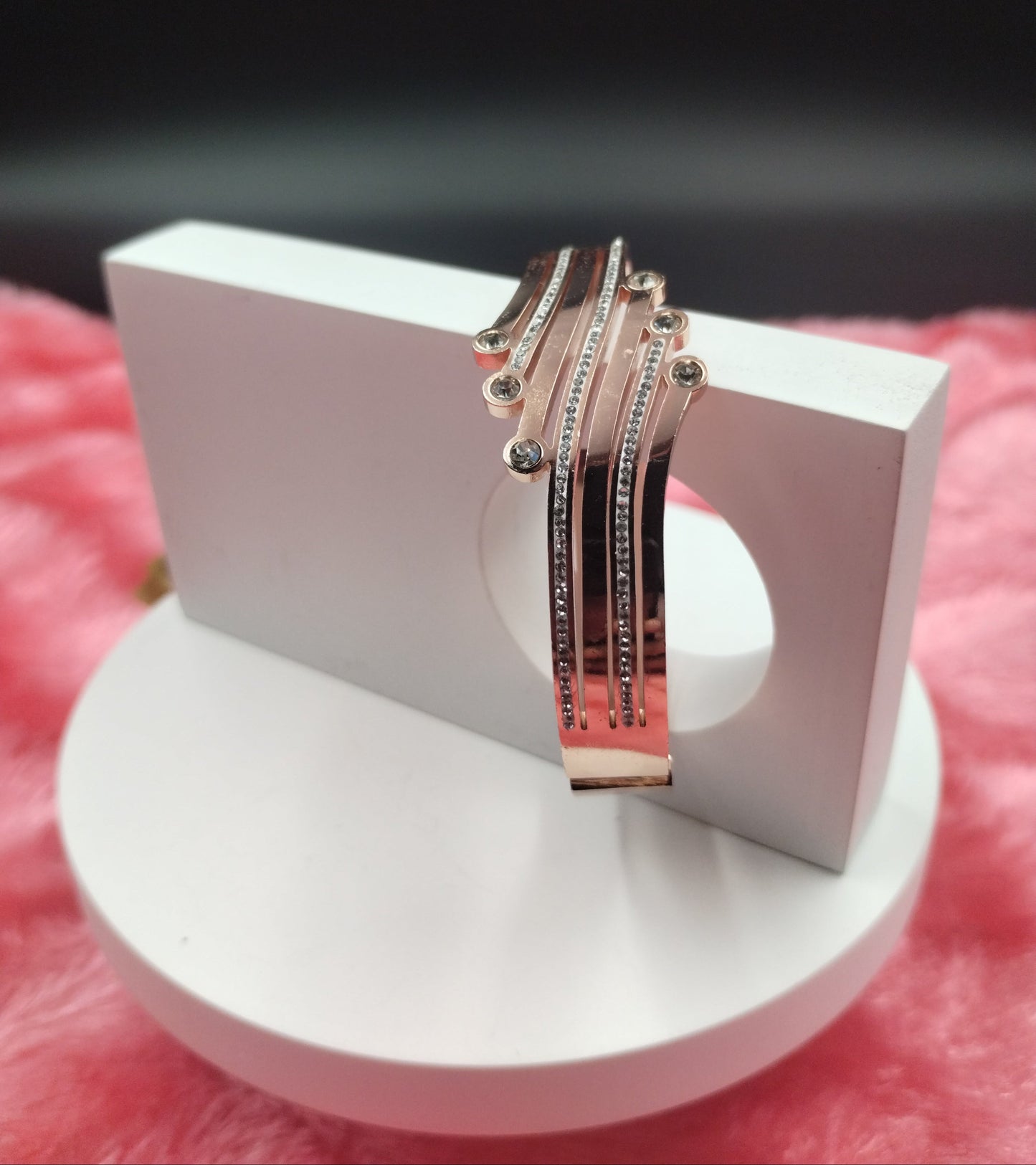 Rose Cascade Radiant Bangle