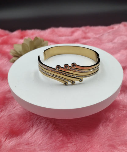 Celestial Stream Gold-Toned Bangle