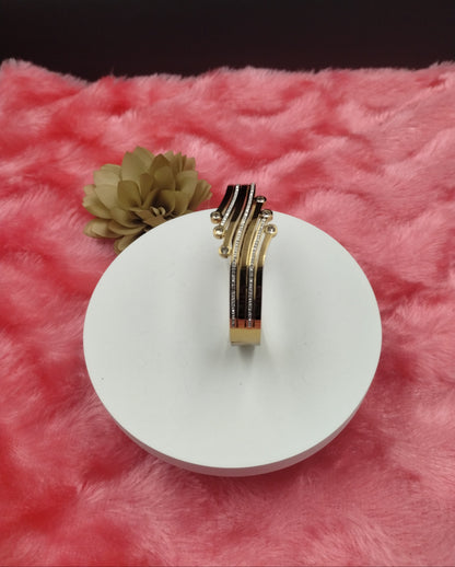 Celestial Stream Gold-Toned Bangle