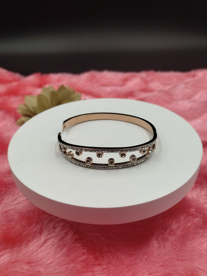 Celestial Gleam Open Crystal Bangle
