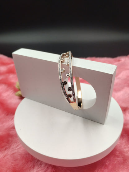 Celestial Gleam Open Crystal Bangle