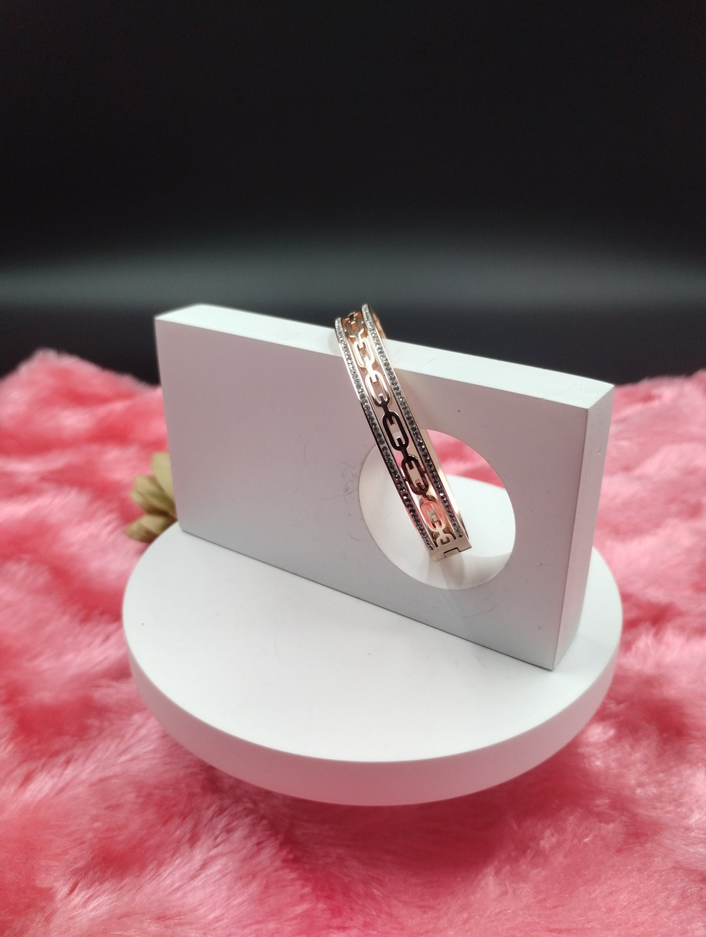 Linked Luxe Crystal Bangle