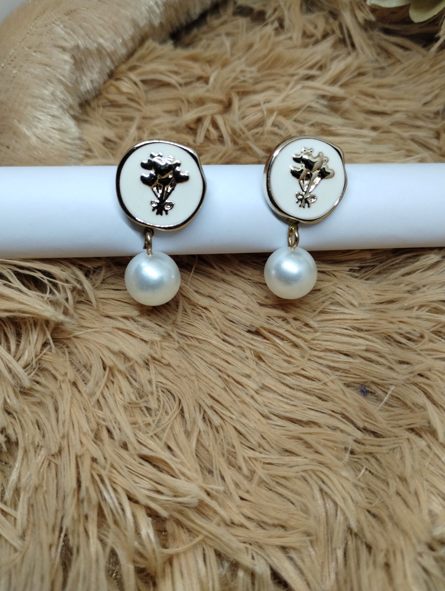Blossom Pearl Drop Earrings